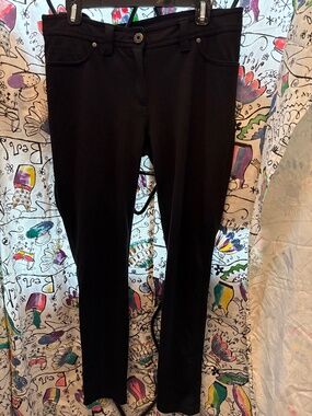 Trinity low rise super skinny black pants